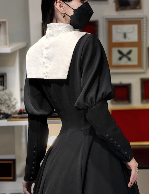 【Na+H】エヌエープラスエイチ prayerつけ襟(白)