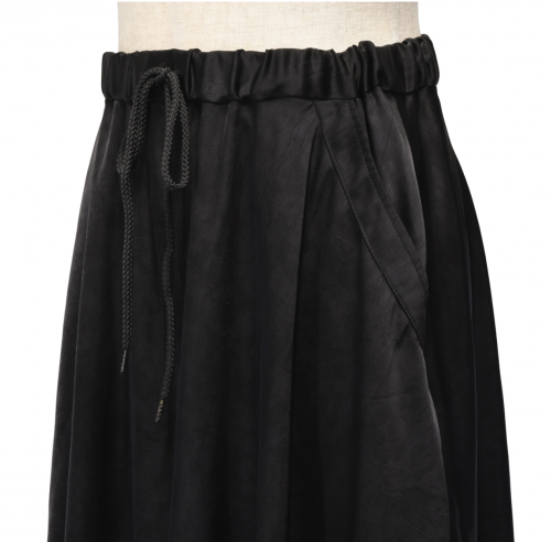 【MiDiom】ミディオム "MURAKUMO" Flare Pants Black