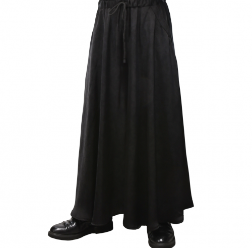 【MiDiom】ミディオム "MURAKUMO" Flare Pants Black