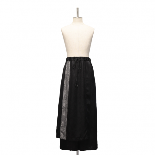 【MiDiom】ミディオム "MURAKUMO" Layered Pants Black