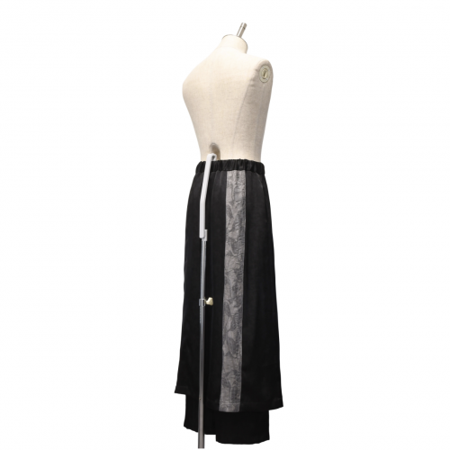 【MiDiom】ミディオム "MURAKUMO" Layered Pants Black