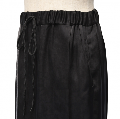 【MiDiom】ミディオム "MURAKUMO" Layered Pants Black