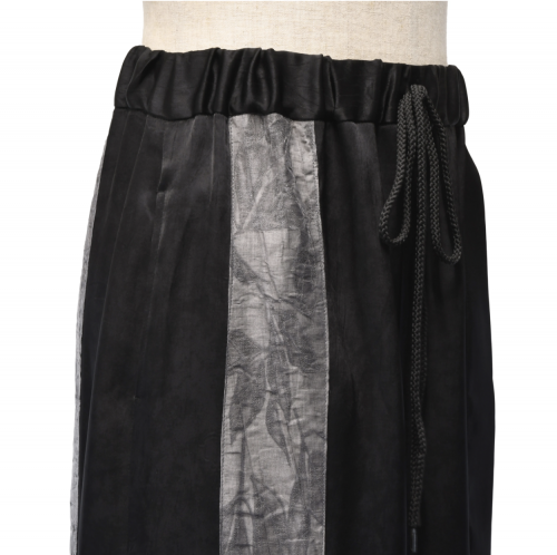 【MiDiom】ミディオム "MURAKUMO" Layered Pants Black