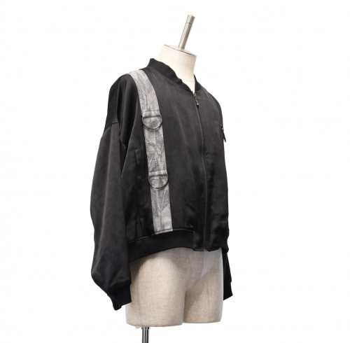 【MiDiom】ミディオム "MURAKUMO" Big Blousont Black