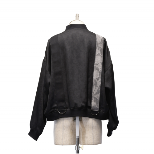 【MiDiom】ミディオム "MURAKUMO" Big Blousont Black