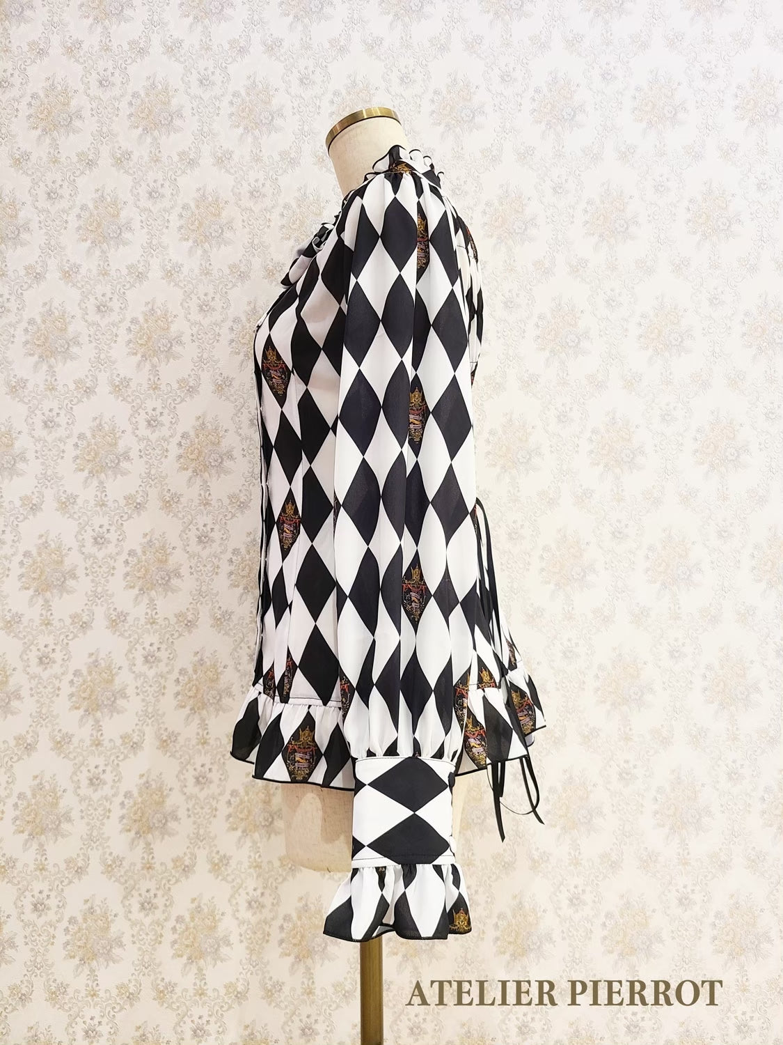 【ATELIER PIERROT】“钻石马戏”上衣黑色/波尔多/海军