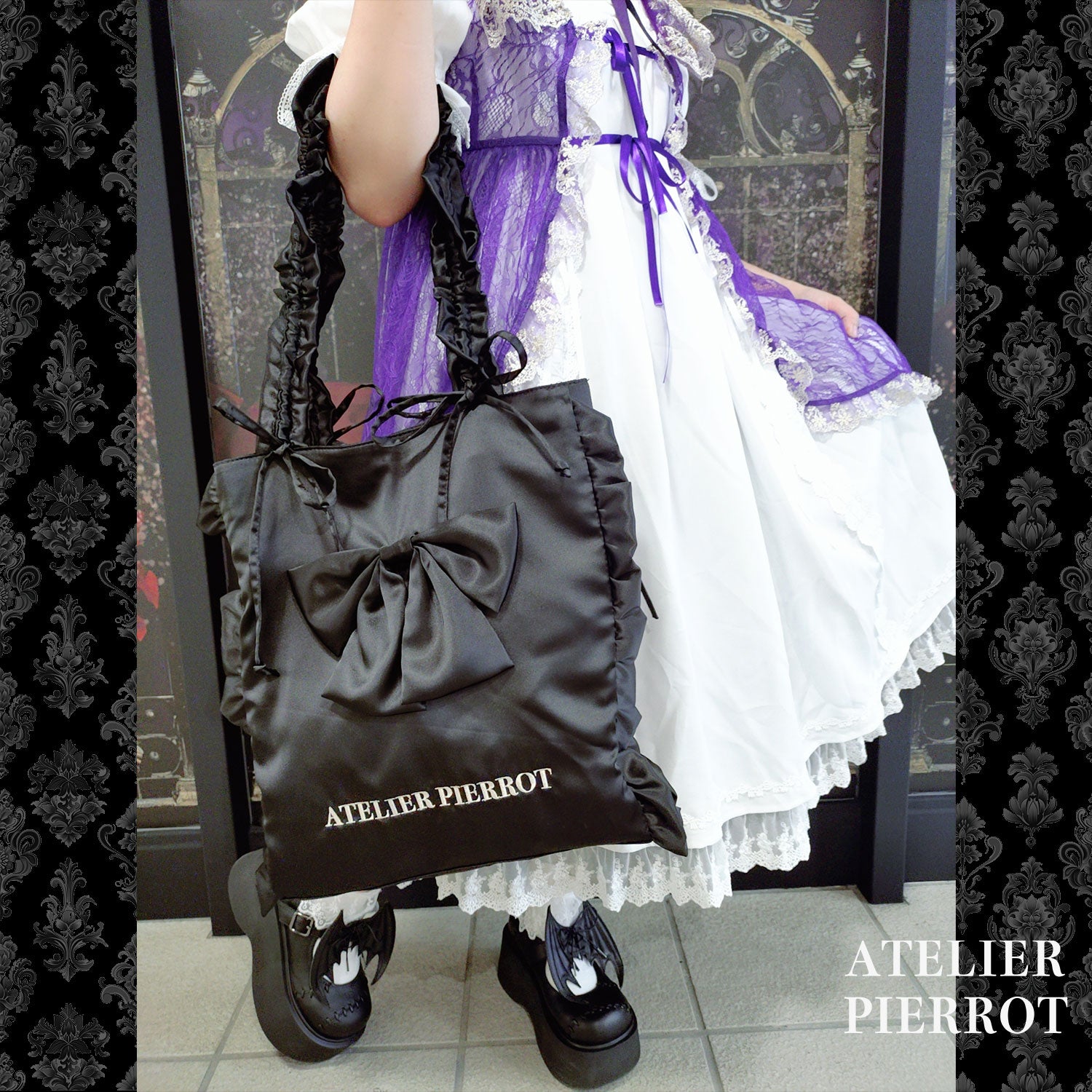 【ATELIER PIERROT】 Bordeaux/Black