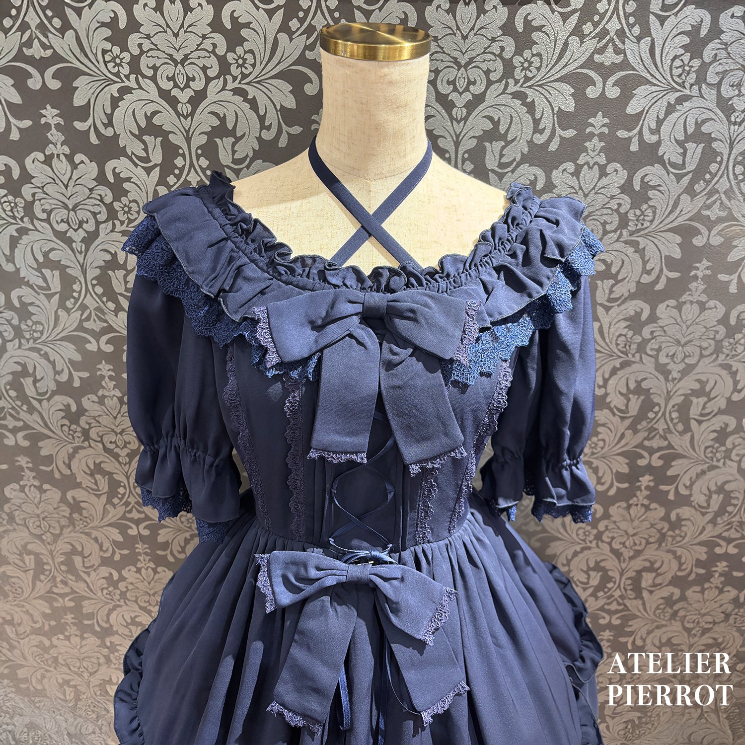 【ATELIER PIERROT】 ★Now accepting reservations★Aveline Mimore DressWhite/lavender/Navy/Black