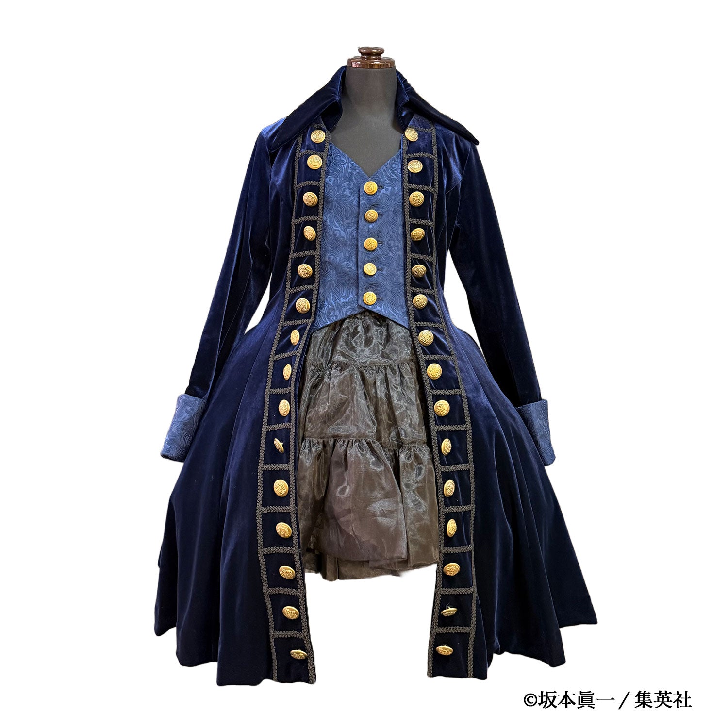 【ATELIER PIERROT】 「 イノサン 」 ロングジャケット 赤 ( 刺繍あり ) /青( 刺繍なし ) /黒 ( 刺繍なし )