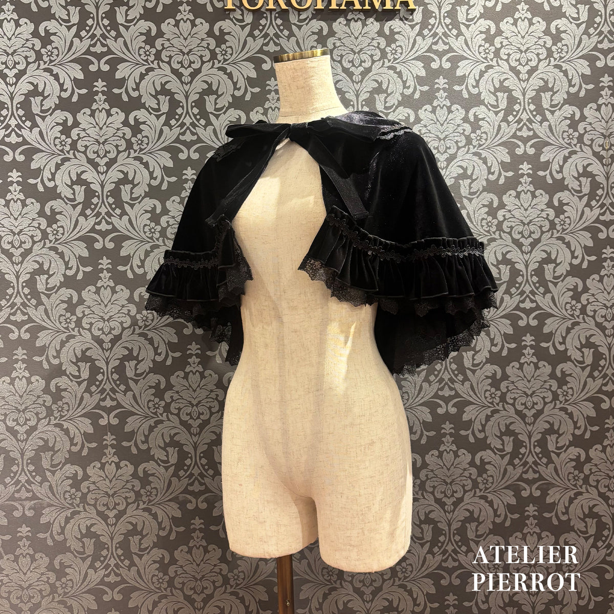 【ATELIER PIERROT】 ★Ahora aceptamos reservas★ Capa de terciopelo AdenophoraBordeaux/Purple/Navy/Black