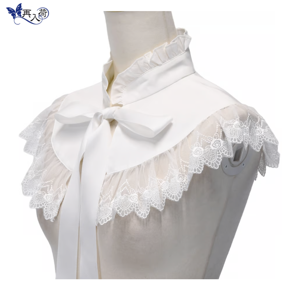 【Sheglit】シェグリット Serena Detachable Collar ホワイト