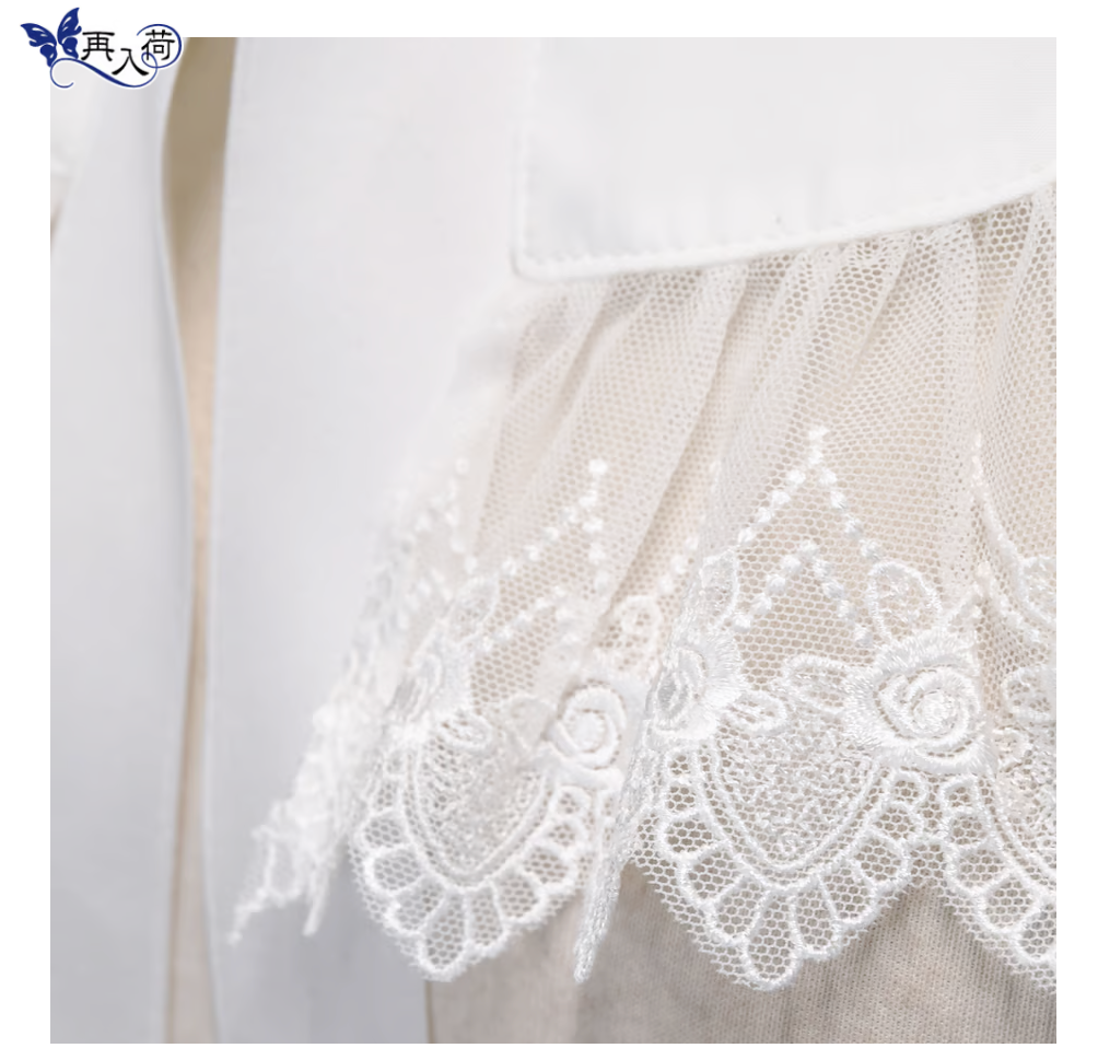 【Sheglit】シェグリット Serena Detachable Collar ホワイト