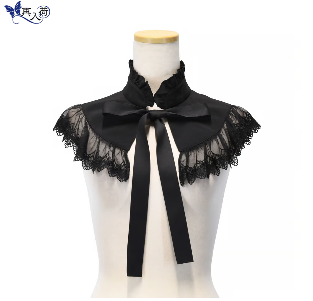 【Sheglit】シェグリット Serena Detachable Collar ブラック