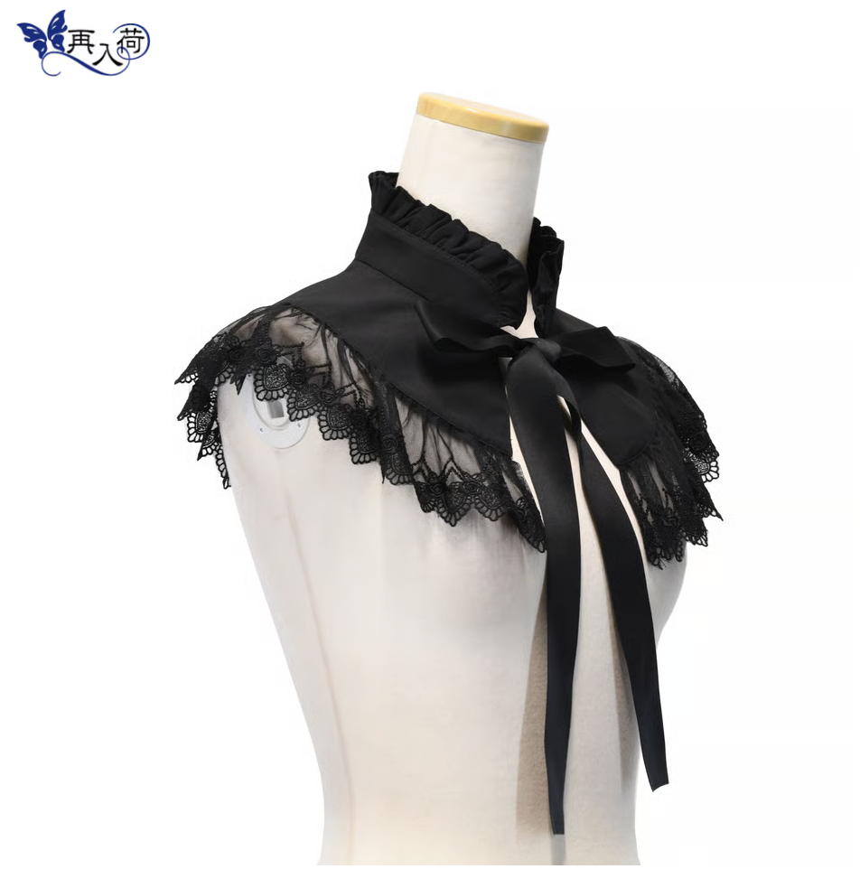 【Sheglit】シェグリット Serena Detachable Collar ブラック