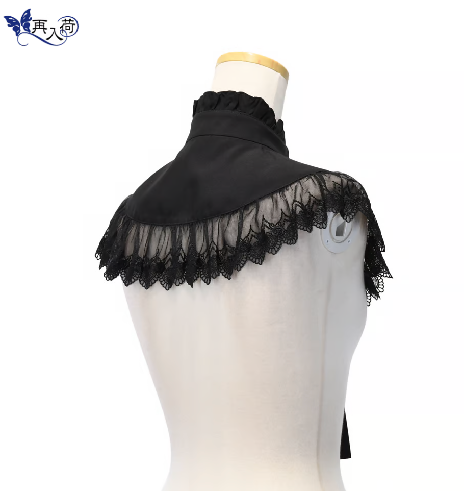 【Sheglit】シェグリット Serena Detachable Collar ブラック