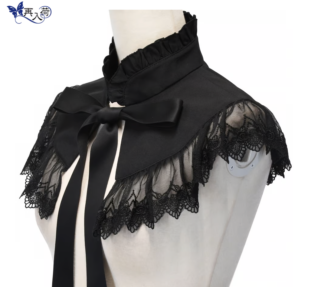 【Sheglit】シェグリット Serena Detachable Collar ブラック