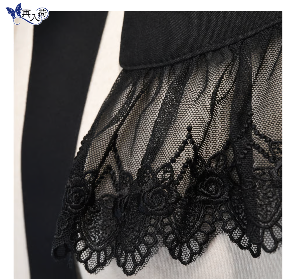 【Sheglit】シェグリット Serena Detachable Collar ブラック