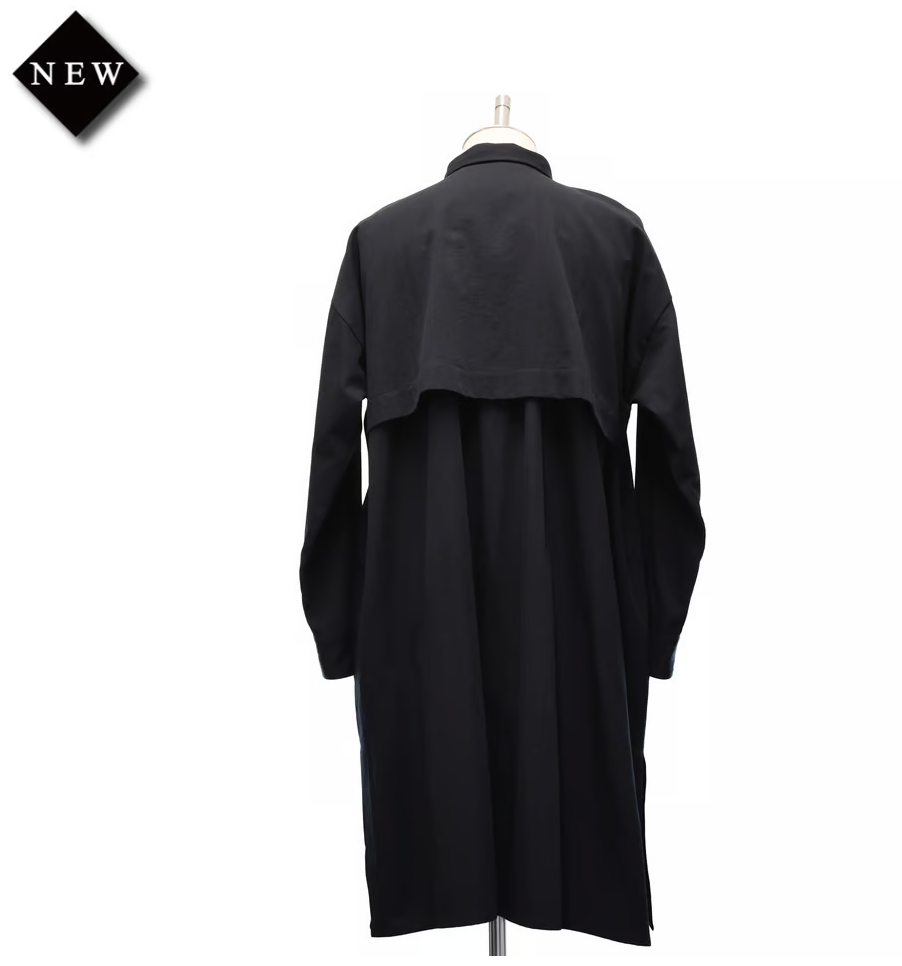 【MiDiom】ミディオム Storm Shield Over Shirt Black