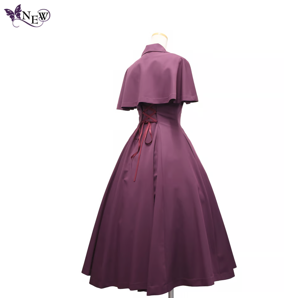 【Sheglit】シェグリット "Adelheid"ケープワンピース ライラック