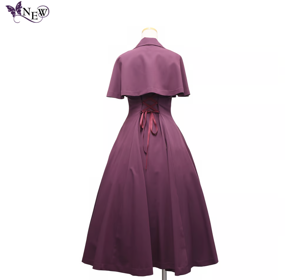 【Sheglit】シェグリット "Adelheid"ケープワンピース ライラック