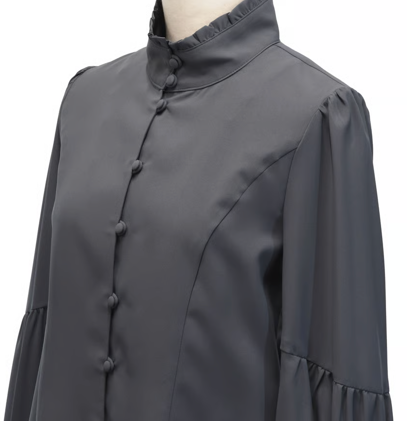 【Sheglit】シェグリット "Governess"ドレスブラウス ホワイト/グレー/ダークグリーン/ブラック