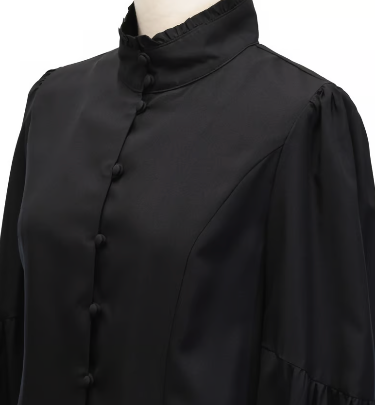 【Sheglit】シェグリット "Governess"ドレスブラウス ホワイト/グレー/ダークグリーン/ブラック