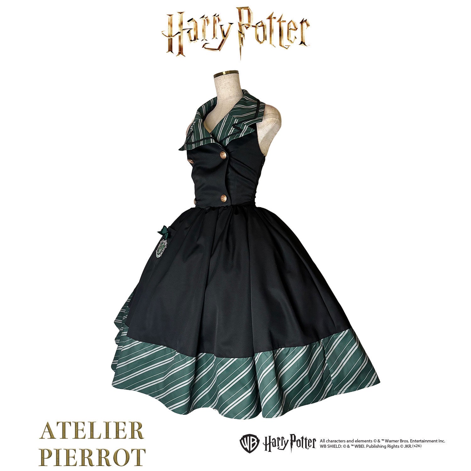 【ATELIER PIERROT】 Harry Potterハリーポッター/ベストワンピース グリフィンドール/スリザリン/ハッフルパフ/レイブンクロー