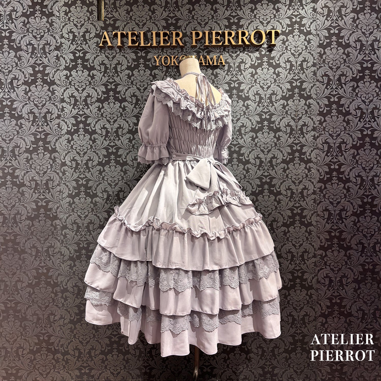 【ATELIER PIERROT】 ★Now accepting reservations★Aveline Mimore DressWhite/lavender/Navy/Black