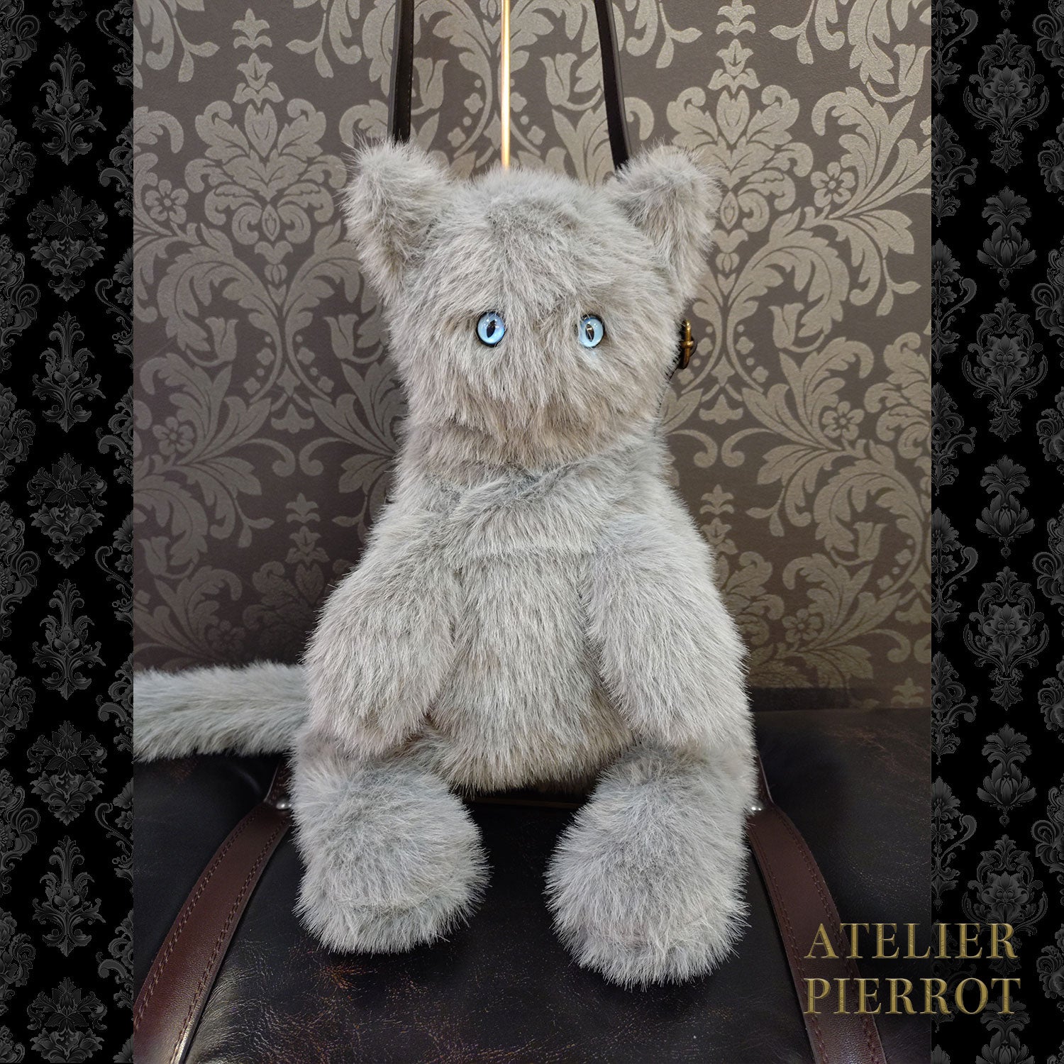 【ATELIER PIERROT】 Noir Neko Shoulder Bag ホワイト/グレー/ブラック ★3月上旬~中旬入荷予定★