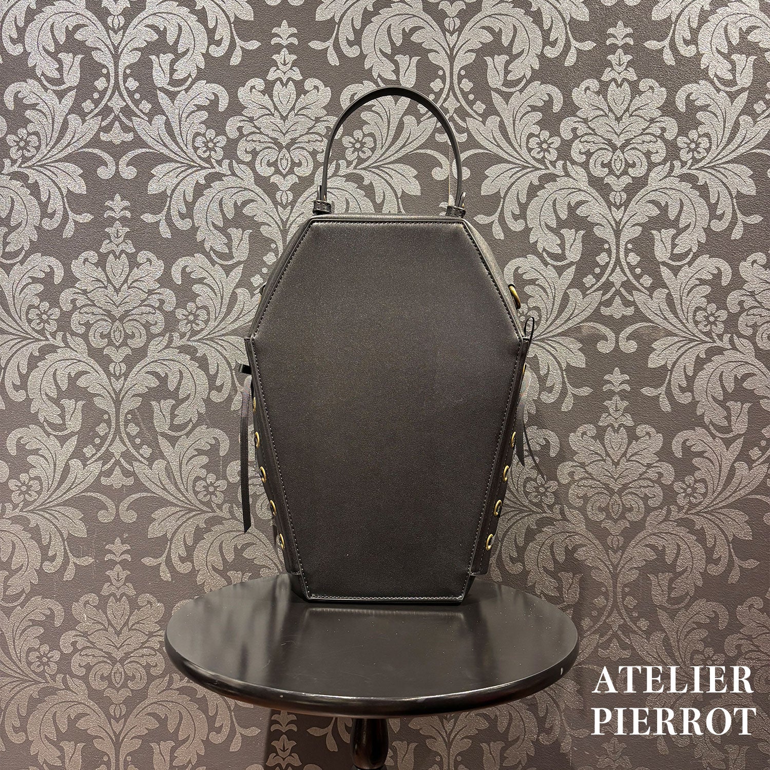 【ATELIER PIERROT】Iron Gate Coffin Bag ボルドー×ゴールド/ネイビー×シルバー/ブラック×ゴールド
