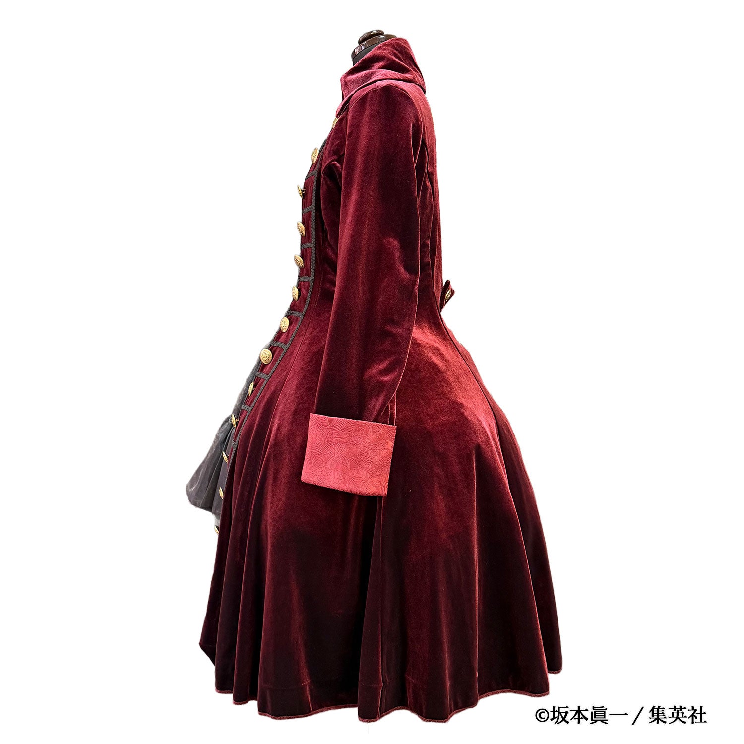 【ATELIER PIERROT】 「 イノサン 」 ロングジャケット 赤 ( 刺繍あり ) /青( 刺繍なし ) /黒 ( 刺繍なし )