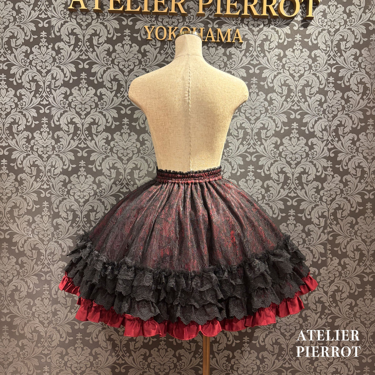【ATELIER PIERROT】 ★现已接受预订★ Lacrimosa 系带裙White/Bordeaux/Purple/Navy/Black