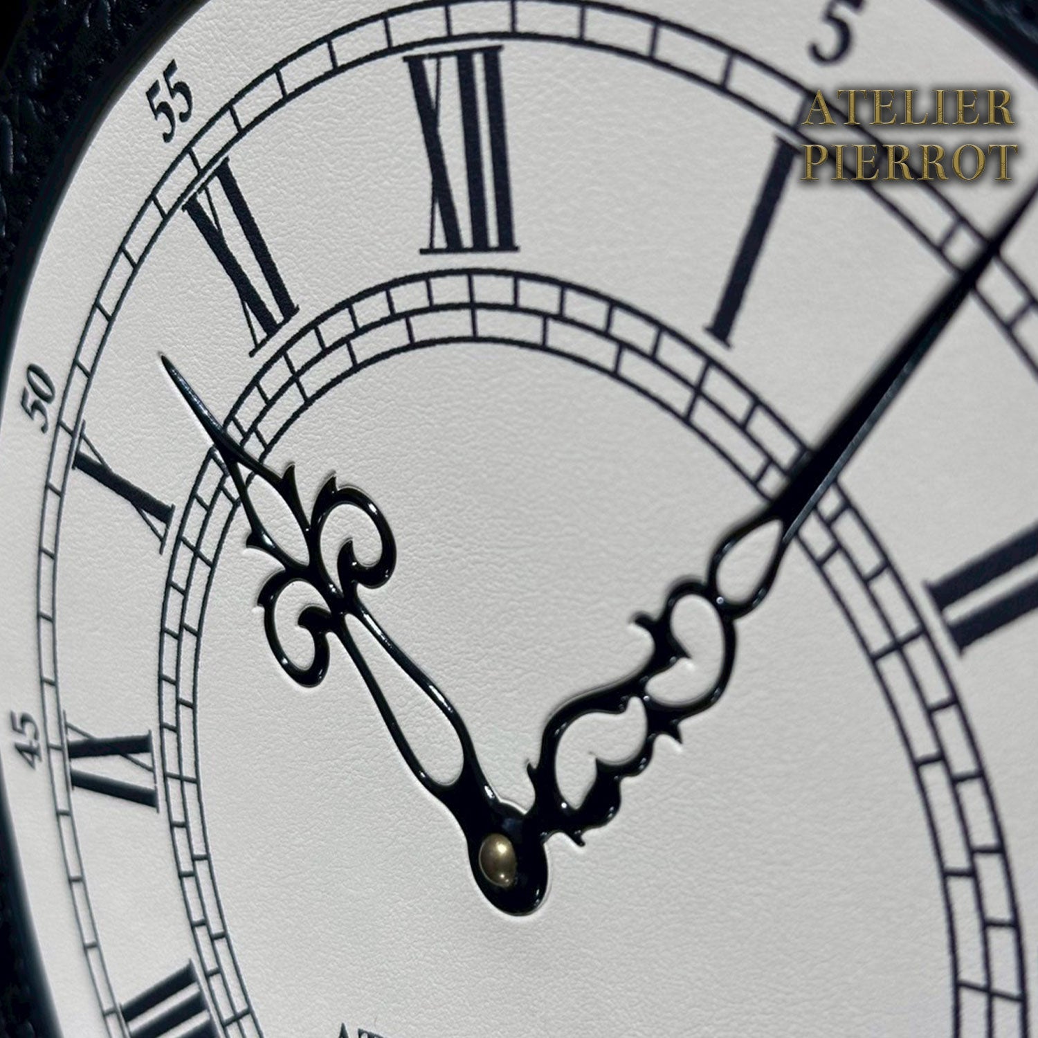 【ATELIER PIERROT】“Aeon” Clock Shoulder Bag ブロンズ/ブラック