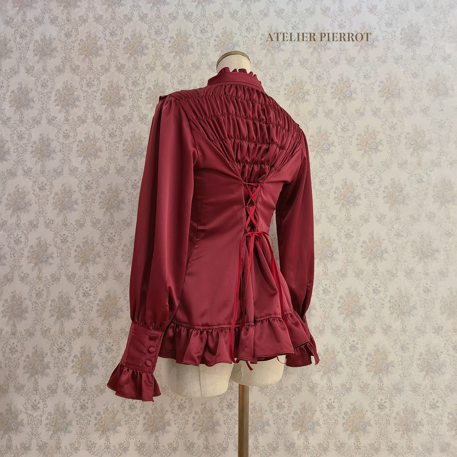 【ATELIER PIERROT】Lumiere襯衫off-White/Bordeaux/綠色/海軍/黑色