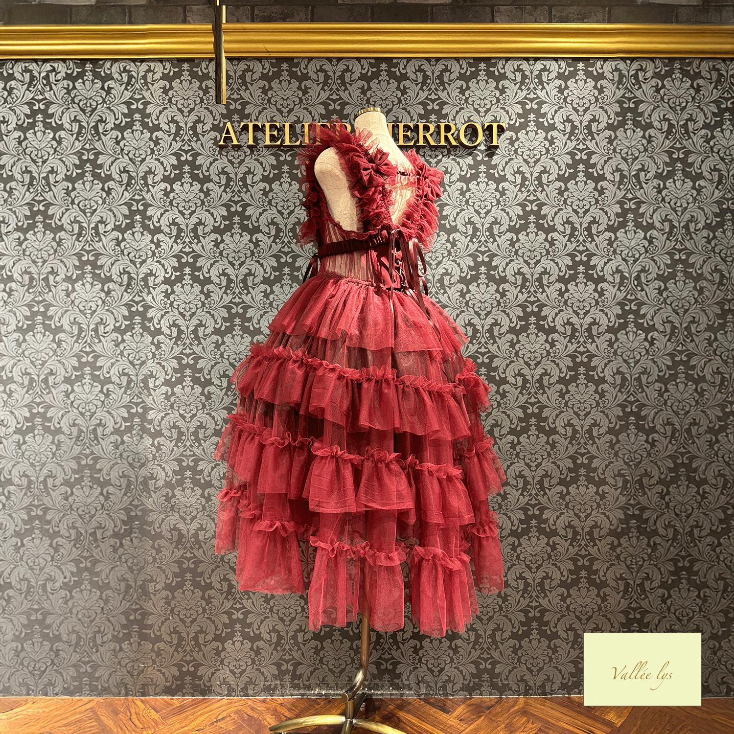 Vallee lys瓦勒莉丝Nocturne Tulle Harness白色/粉红色/波尔多/紫色/灰色/黑色