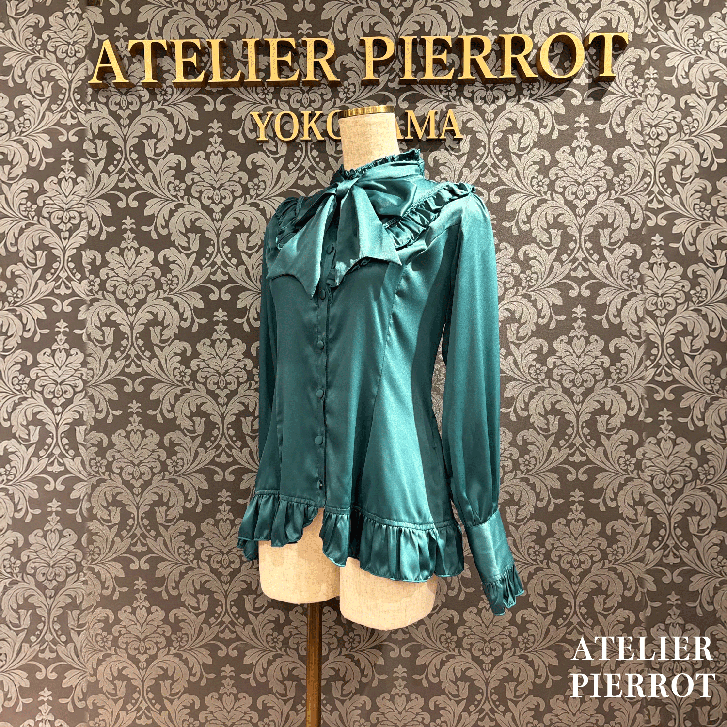【ATELIER PIERROT】Lumiere襯衫off-White/Bordeaux/綠色/海軍/黑色