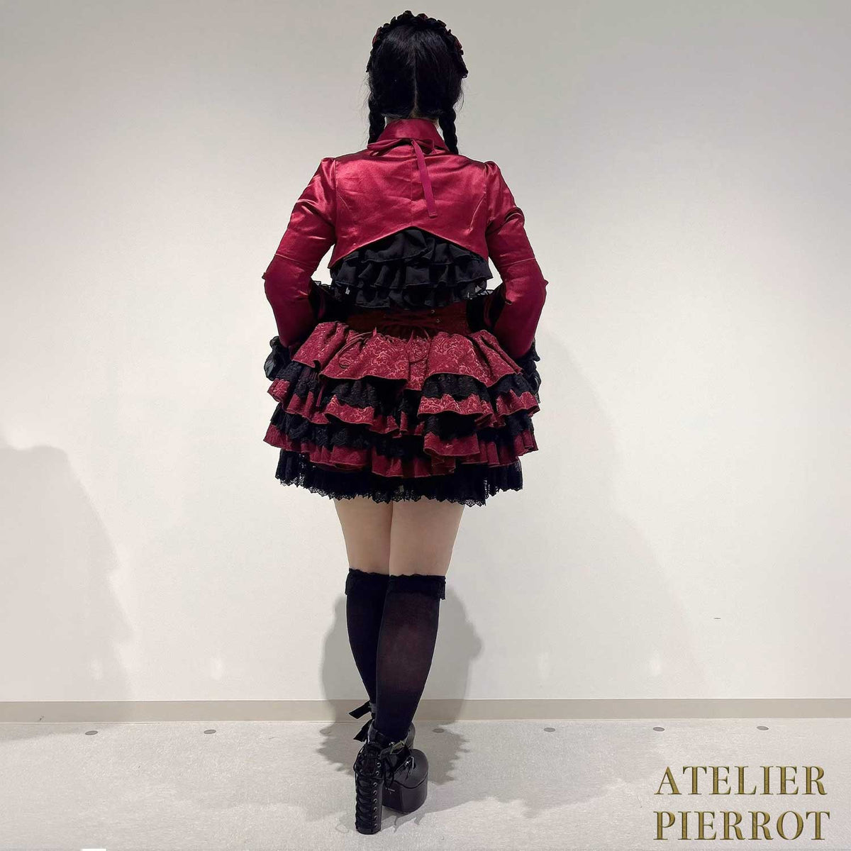 【ATELIER PIERROT】 Royal Nocturne Mini Corset Skirt ホワイト/ピンク/ワイン/グリーン/ネイビー/ブラック