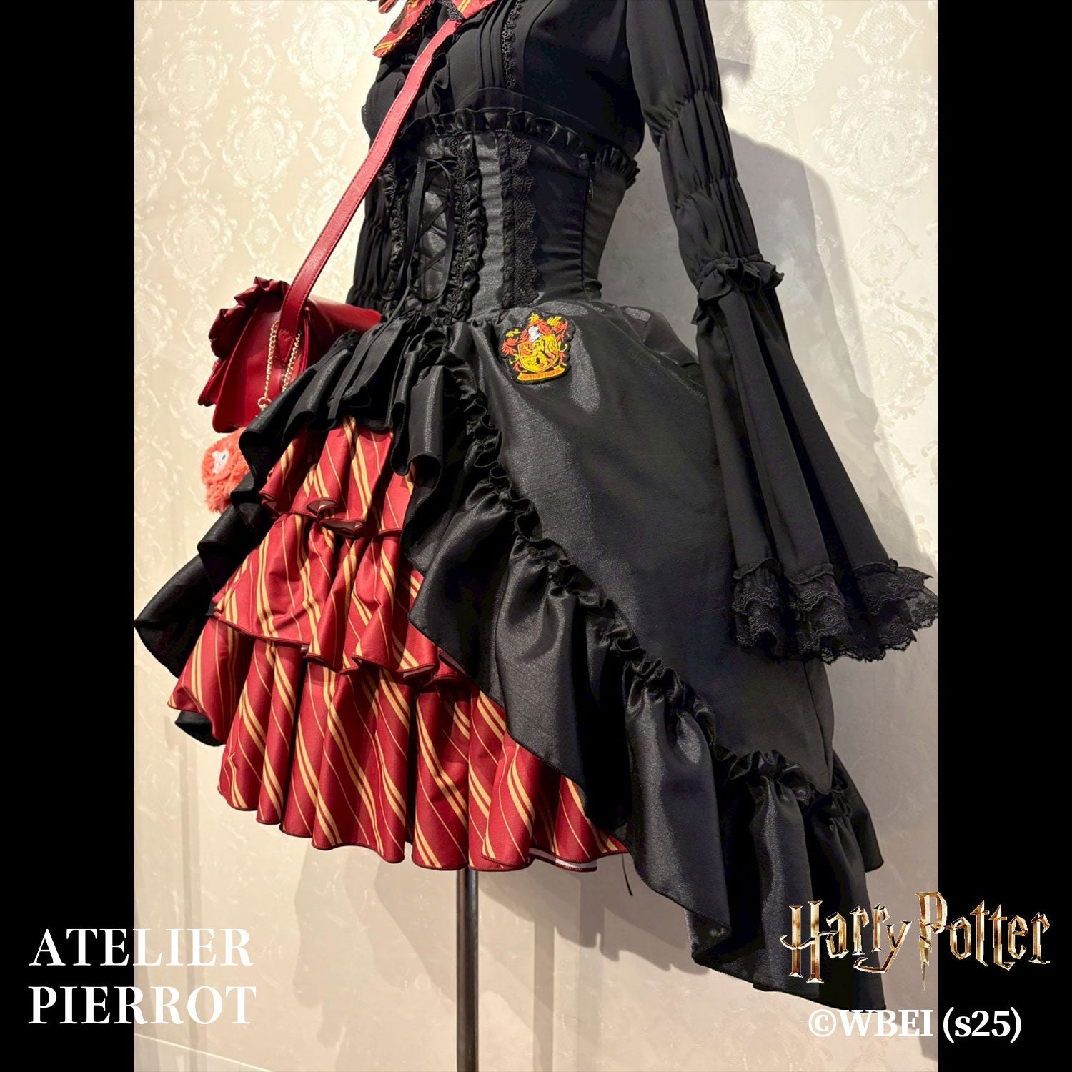 【ATELIER PIERROT】 Harry Potter ハリーポッター/バッスルコルセットスカート グリフィンドール/スリザリン/ハッフルパフ/レイブンクロー