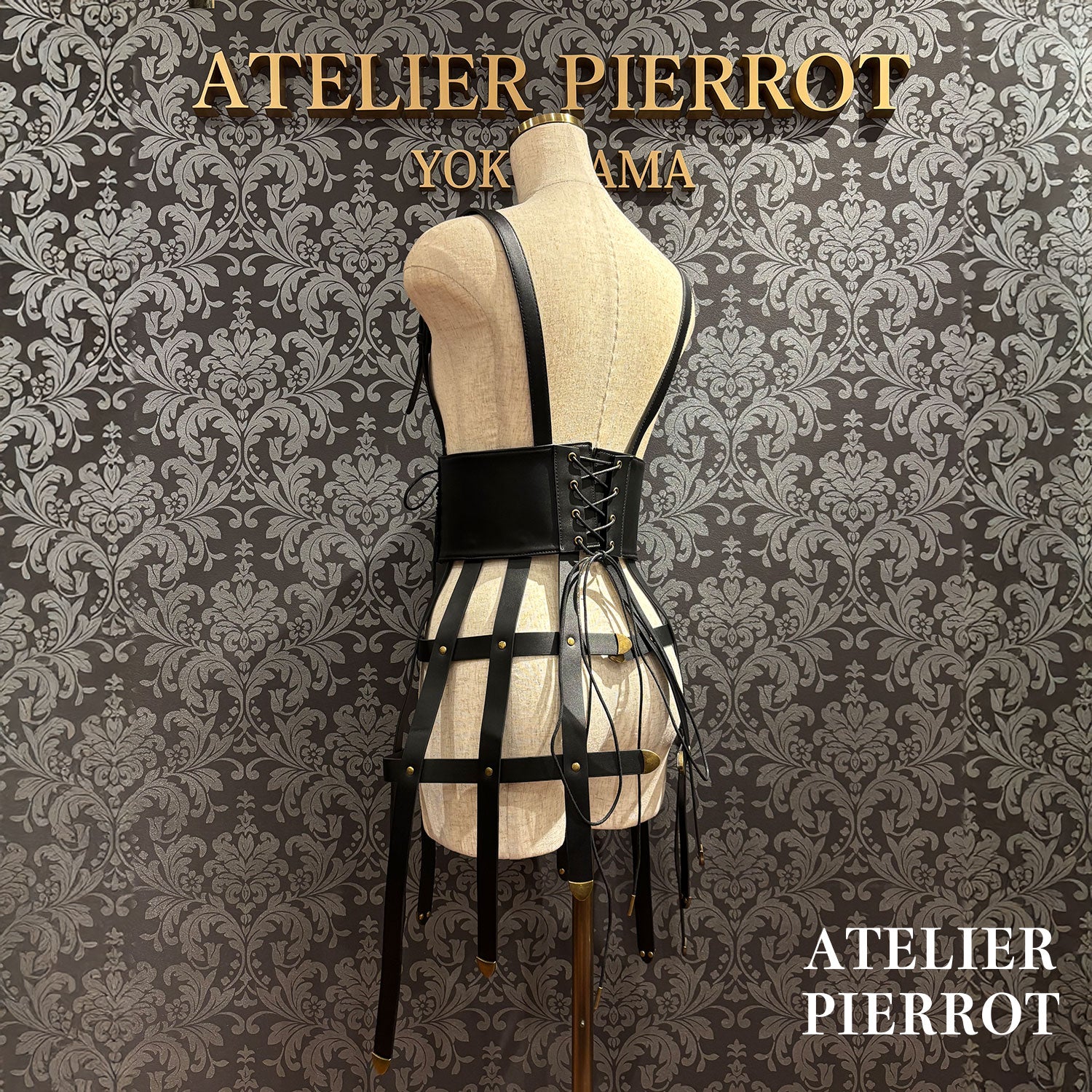 【ATELIER PIERROTBaroque Cage Corset Harness白色/黑色★9月中旬-下旬发售 ★