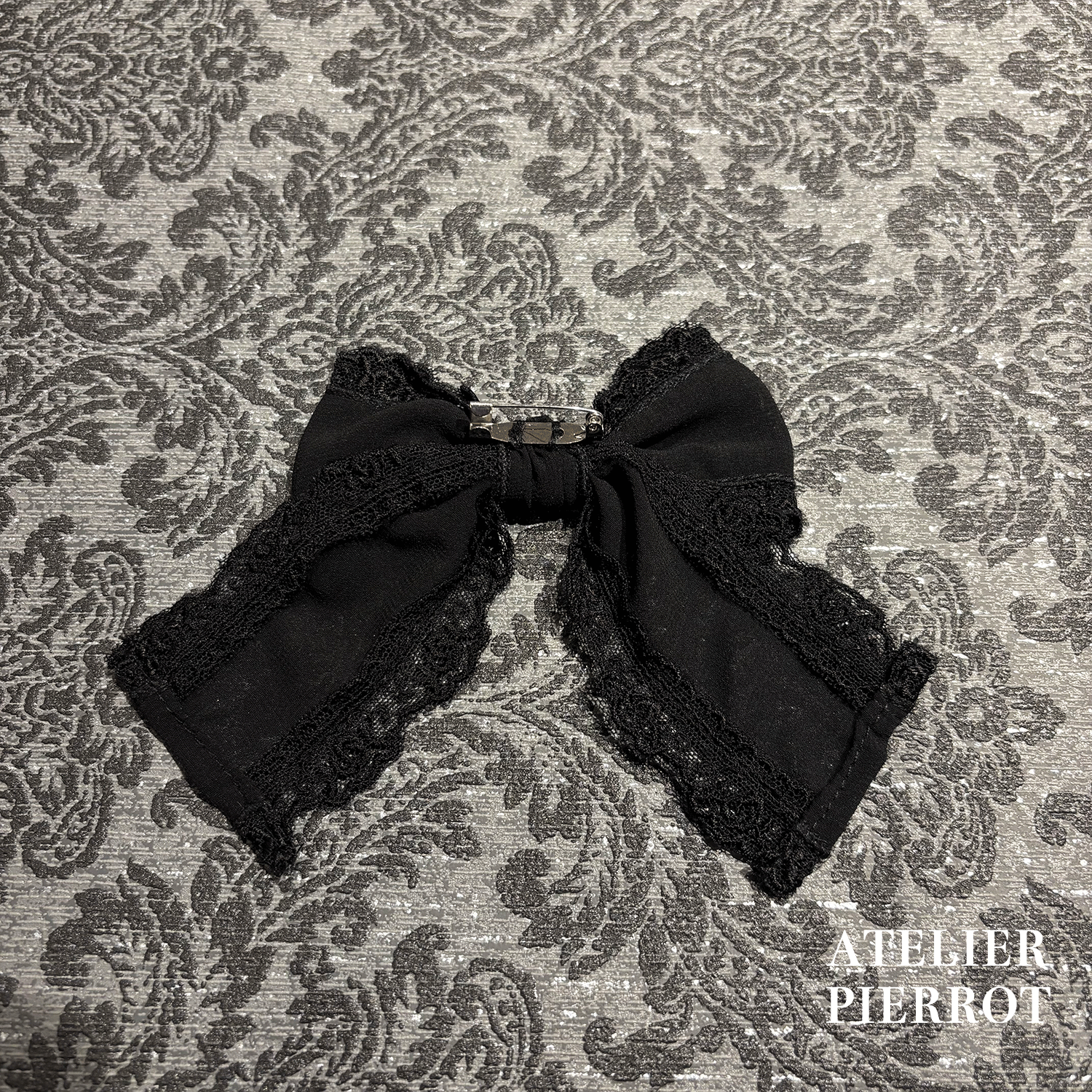 【ATELIER PIERROTLACE GRACE Choker White/Bordeaux/Purple/Green/Navy/Black★5 월 말에 출시되었습니다★