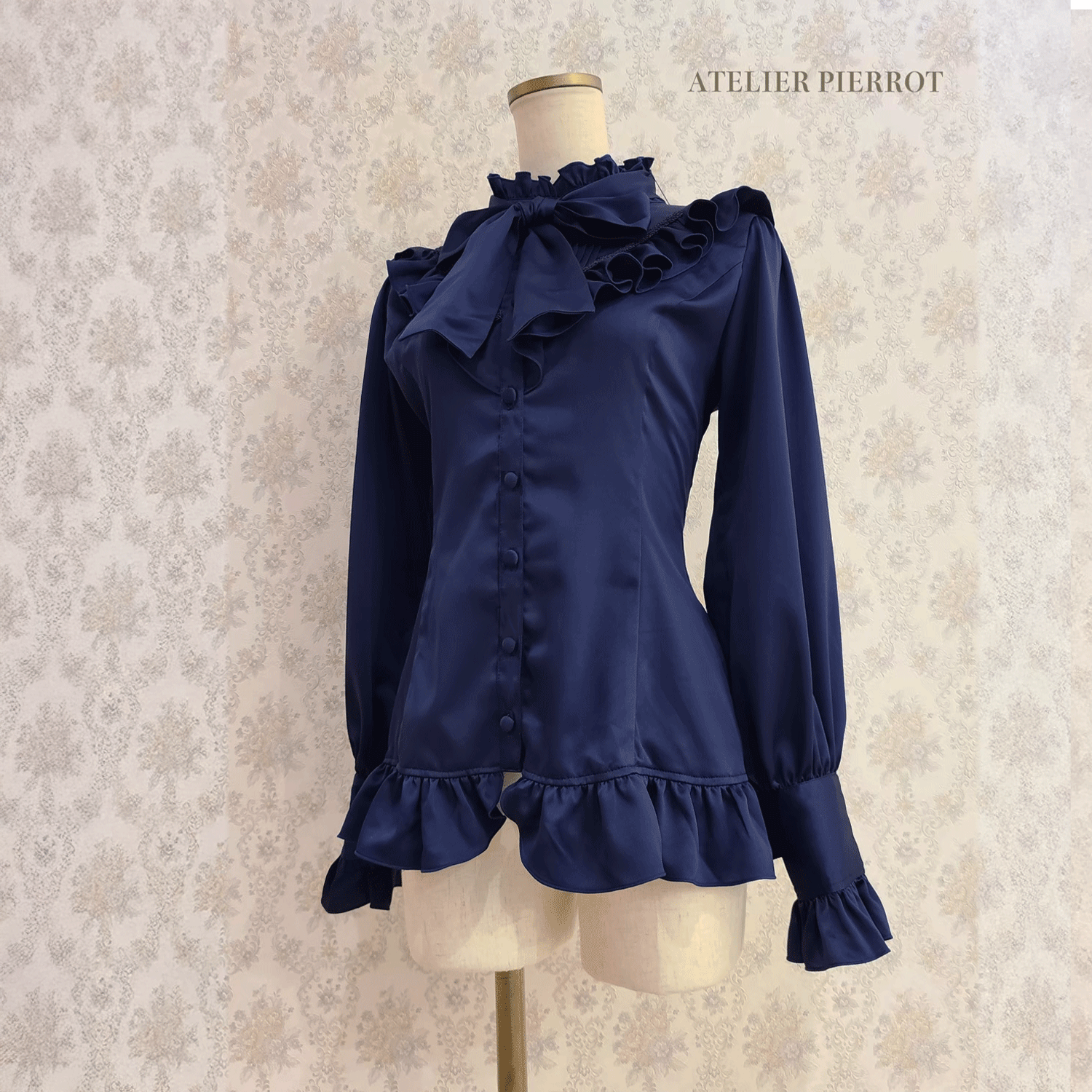【ATELIER PIERROT】Lumiere襯衫off-White/Bordeaux/綠色/海軍/黑色