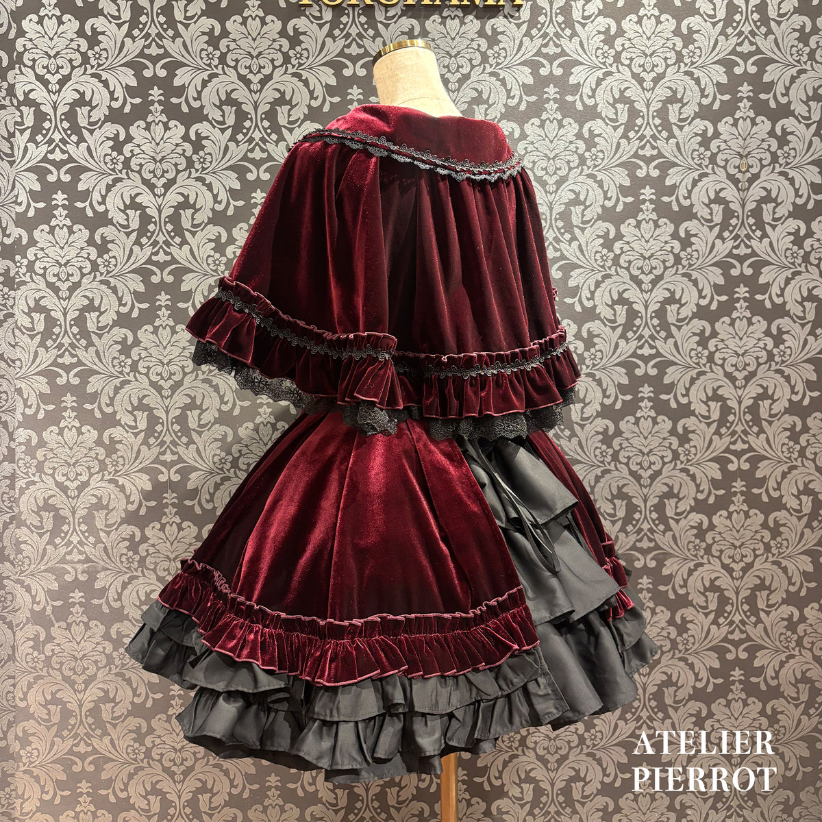 【ATELIER PIERROT】 ★Ahora aceptamos reservas★ Capa de terciopelo AdenophoraBordeaux/Purple/Navy/Black