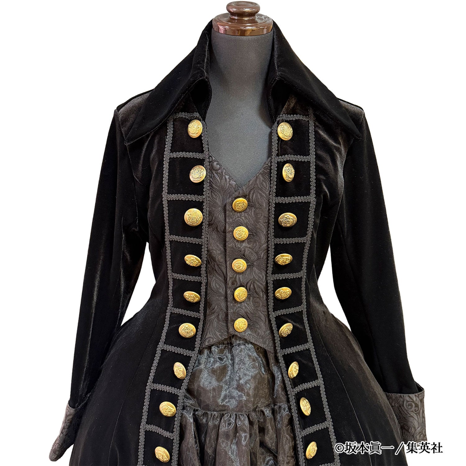 【ATELIER PIERROT】 「 イノサン 」 ロングジャケット 赤 ( 刺繍あり ) /青( 刺繍なし ) /黒 ( 刺繍なし )