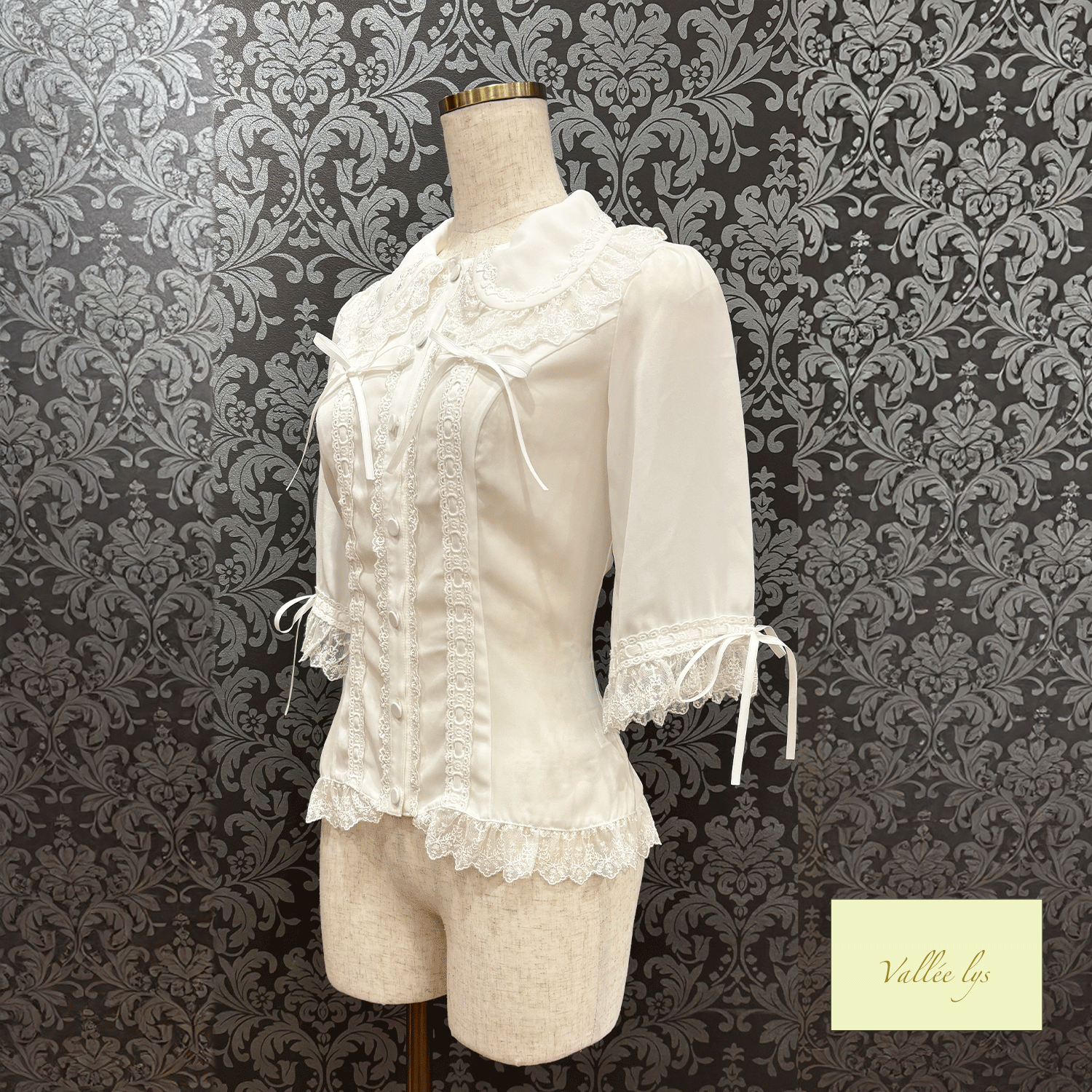 【Vallée lys】ヴァレリス Dreams Ladder Lace Blouse