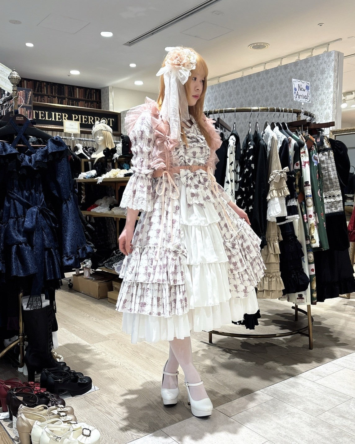 Vallee lys瓦勒莉丝Nocturne Tulle Harness白色/粉红色/波尔多/紫色/灰色/黑色