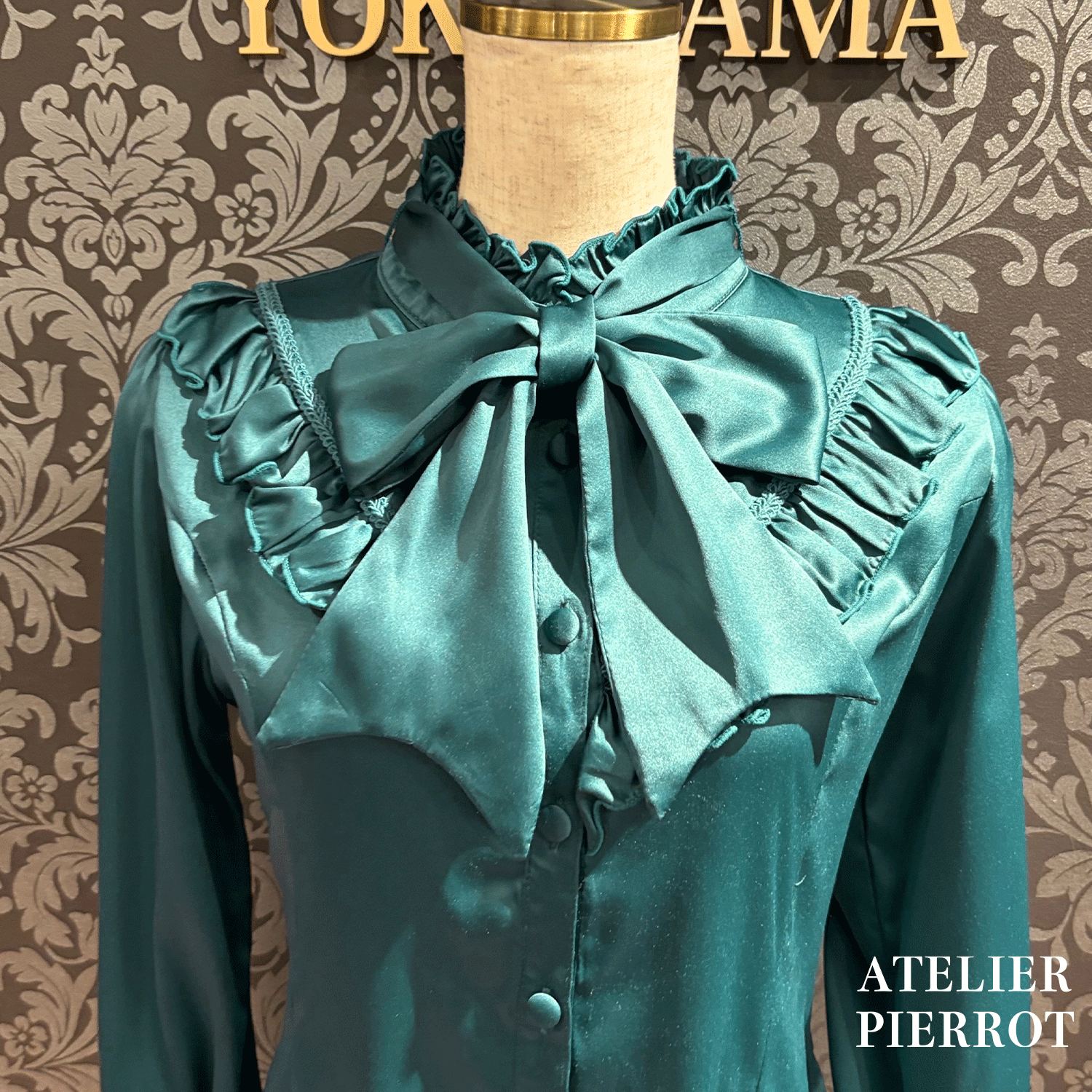 【ATELIER PIERROT】Lumiere襯衫off-White/Bordeaux/綠色/海軍/黑色