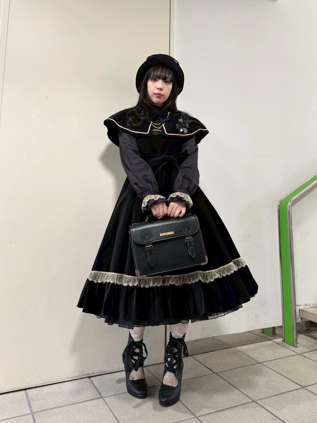 【Victorian maiden】ヴィクトリアンメイデン ベルベットローゼンドレス 〜Gothic Noel Edition〜