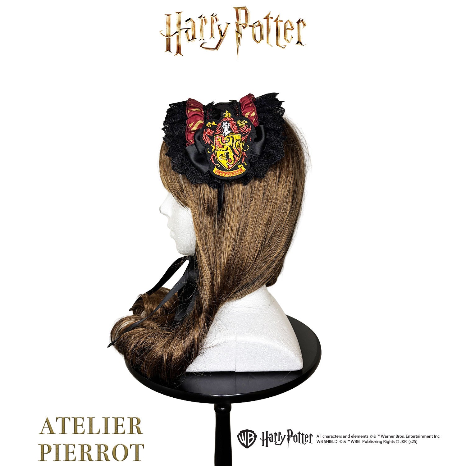 【ATELIER PIERROT】 Harry Potter ハリーポッター/編み上げヘッドドレス グリフィンドール/スリザリン/ハッフルパフ/レイブンクロー