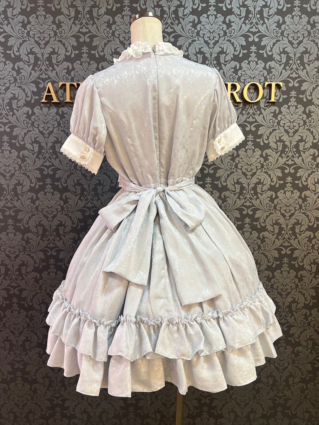 【Pina sweet collection】ピナスイートコレクション ローズジャガードワンピース (半袖)