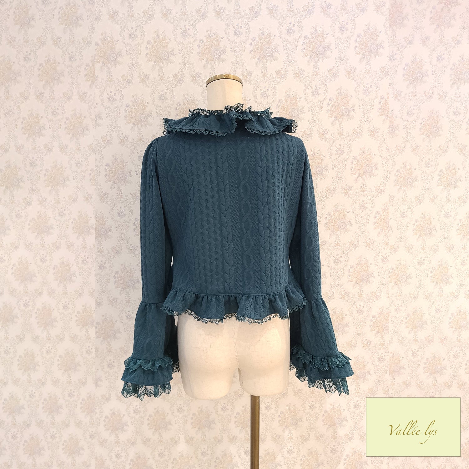 Vallee lys瓦勒里斯Petal Bloom Cardigan